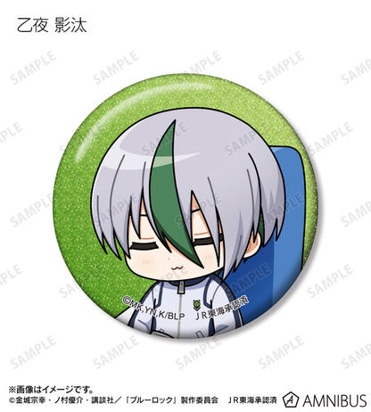 BLUE LOCK_Trading Chibi Character Glitter Can Badge Napping on the Shinkansen ver. [Blind Bag Total 14 Types]