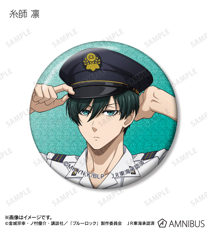 BLUE LOCK_คอลเลกชันพนักงานสถานีรถไฟ เข็มกลัดกลิตเตอร์ (สุ่ม 10 แบบ)