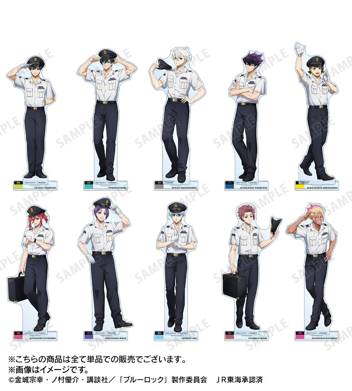 BLUE LOCK_Station Attendant ver. BIG Acrylic Stand - Yo Hiori