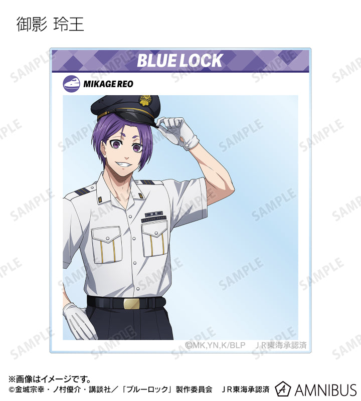 BLUE LOCK_Station Attendant ver. Trading SNS-Style Acrylic Card [Blind Bag Total 10 Types]