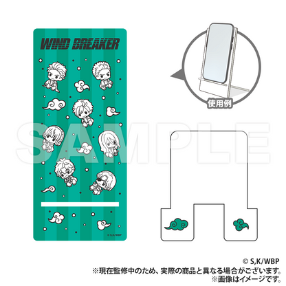 WIND BREAKER_Acrylic Smartphone Stand (PUCHI KYUN Series)  -  green