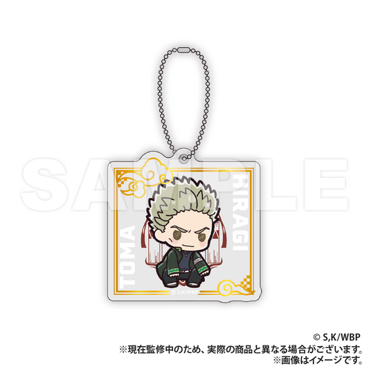 WIND BREAKER_Foil-Stamped Acrylic Keychain (PUCHI KYUN Series)  -  Toma Hiragi