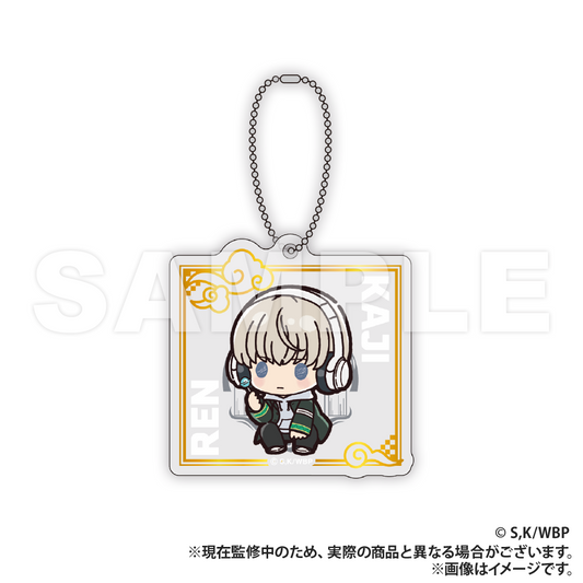 WIND BREAKER_Foil-Stamped Acrylic Keychain (PUCHI KYUN Series)  -  Ren Kaji