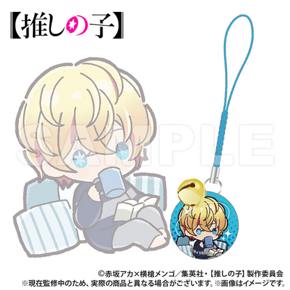 [Oshi no ko]_Glass Charm with Bell (PUCHI KYUN Series) [Blind Bag Total 7 Types]
