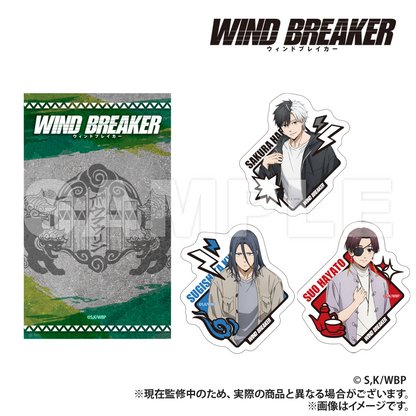 WIND BREAKER_3 Sticker Set  -  Sakura / Kyotaro Sugishita / Hayato Suo
