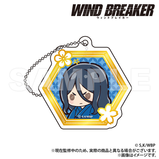 WIND BREAKER_Foil Stamped Style Acrylic Keychain ver.2 (PUCHI KYUN Series)  -  Kyotaro Sugishita