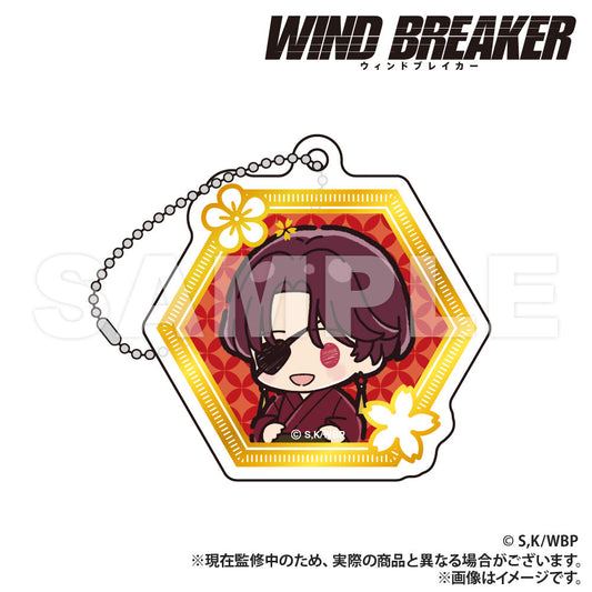 WIND BREAKER_Foil Stamped Style Acrylic Keychain ver.2 (PUCHI KYUN Series)  -  Hayato Suo