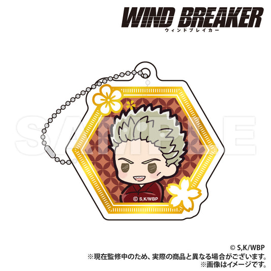WIND BREAKER_Foil Stamped Style Acrylic Keychain ver.2 (PUCHI KYUN Series)  -  Toma Hiiragi
