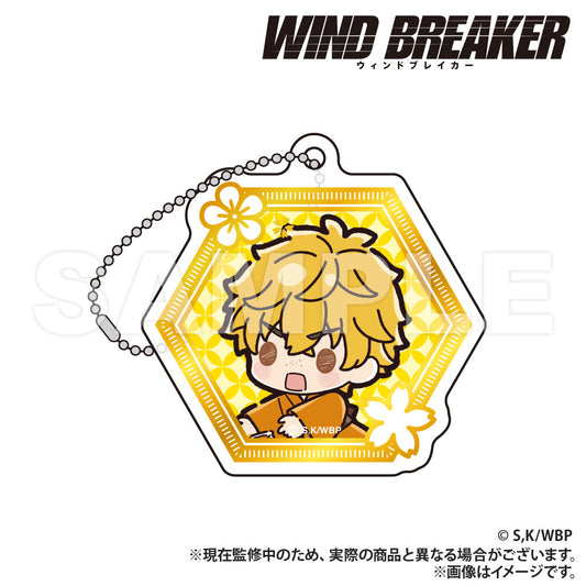 WIND BREAKER_Foil Stamped Style Acrylic Keychain ver.2 (PUCHI KYUN Series)  -  Akihiko Nirei