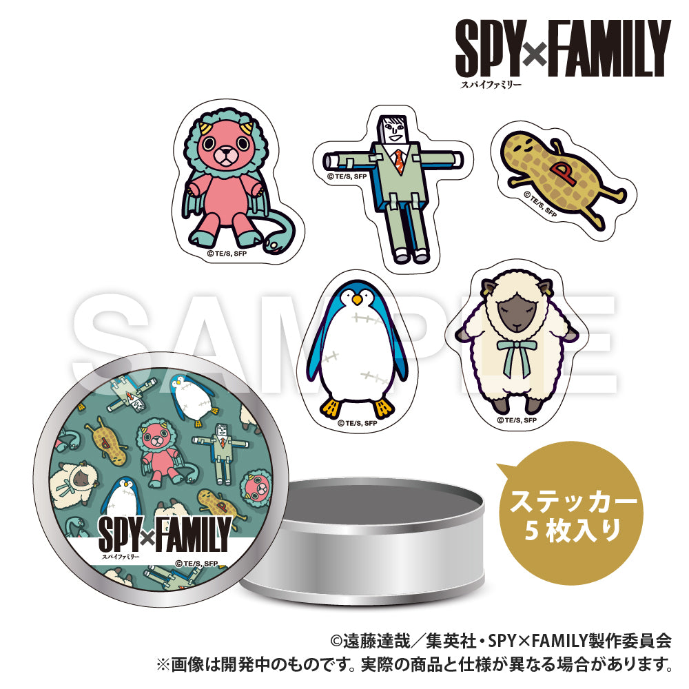 SPY×FAMILY_Sticker Set in Tin (PUCHI KYUN Series)