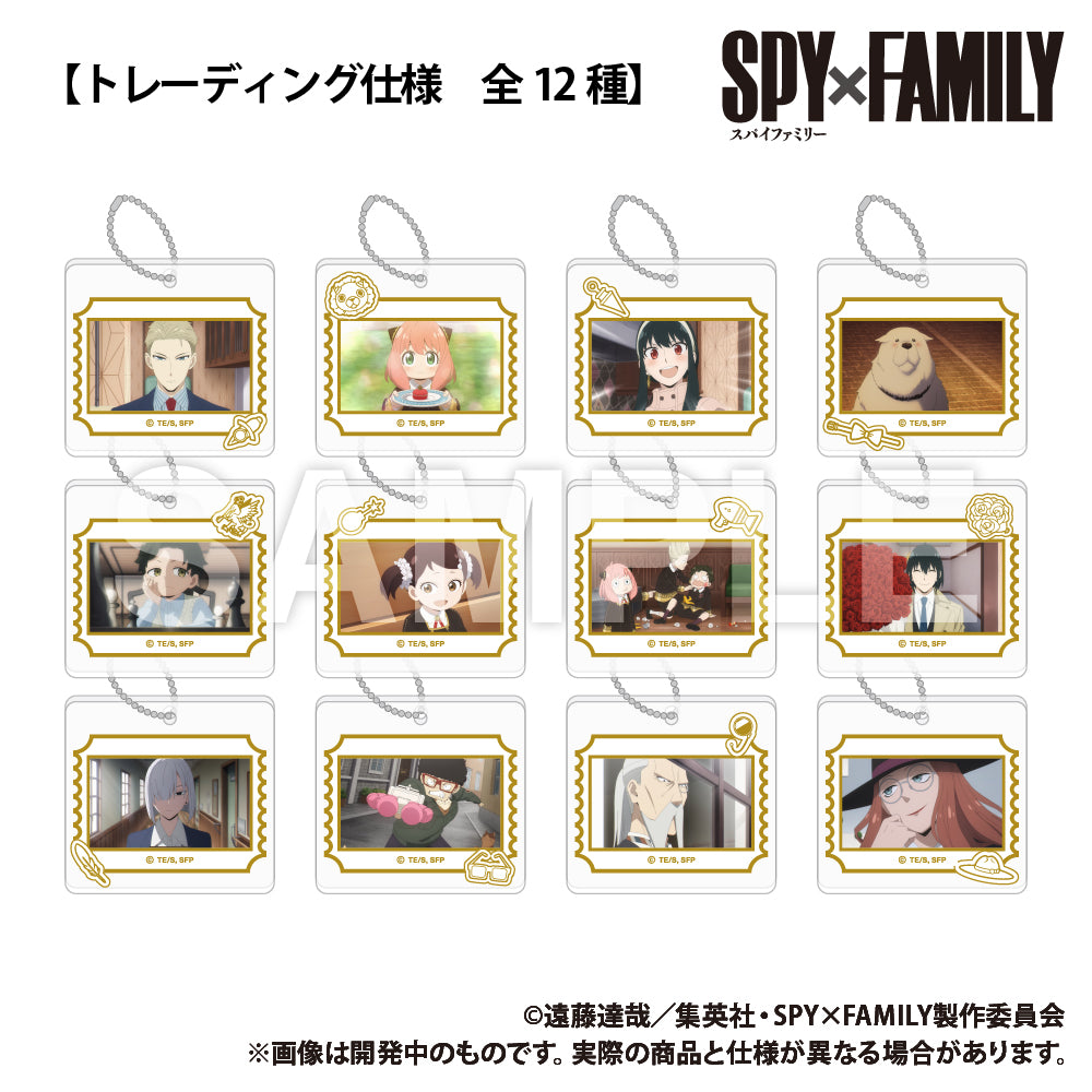 SPY×FAMILY_Trading Foil-Style Acrylic Key Holder  [Blind Bag total 12 types]