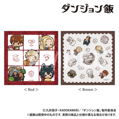 Delicious in Dungeon_Hand Towel (PUCHI KYUN Series)  -  (Red)