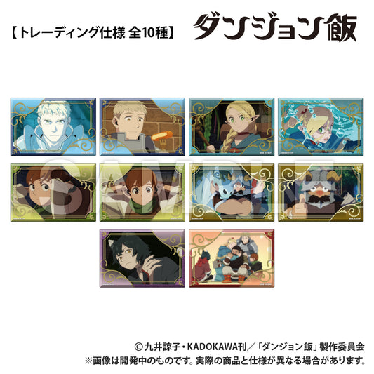 Delicious in Dungeon_เข็มกลัดทรงสี่เหลี่ยมผืนผ้าแบบสุ่ม  [ทั้งหมด 10 แบบ]