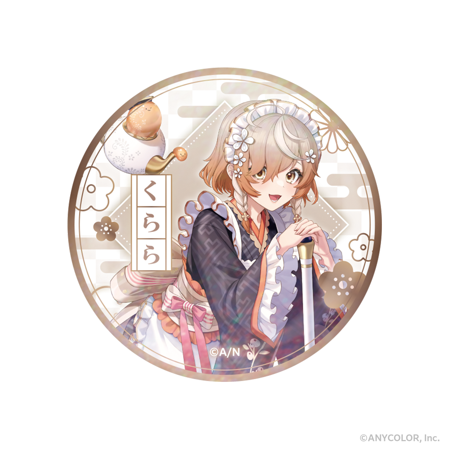 Nijisanji_Denauth_Hologram Can Badge - Klara Charmwood②