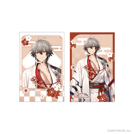 Nijisanji_Denauth_ชุดการ์ดสไตล์ภาพถ่าย 2 ใบ  -  Ryoma Barrenwort