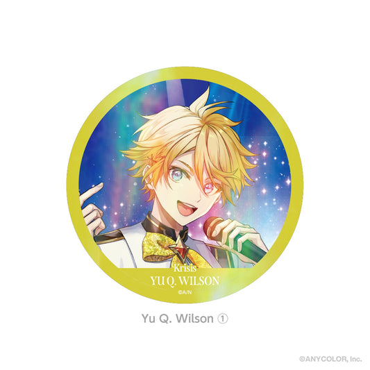 NIJISANJI_เข็มกลัดโฮโลแกรม - Yu Q. Wilson ①