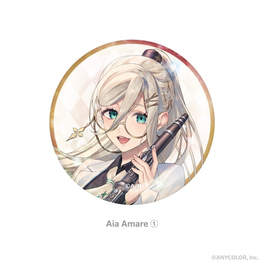 NIJISANJI_Hologram Can Badge - Aia Amare ①