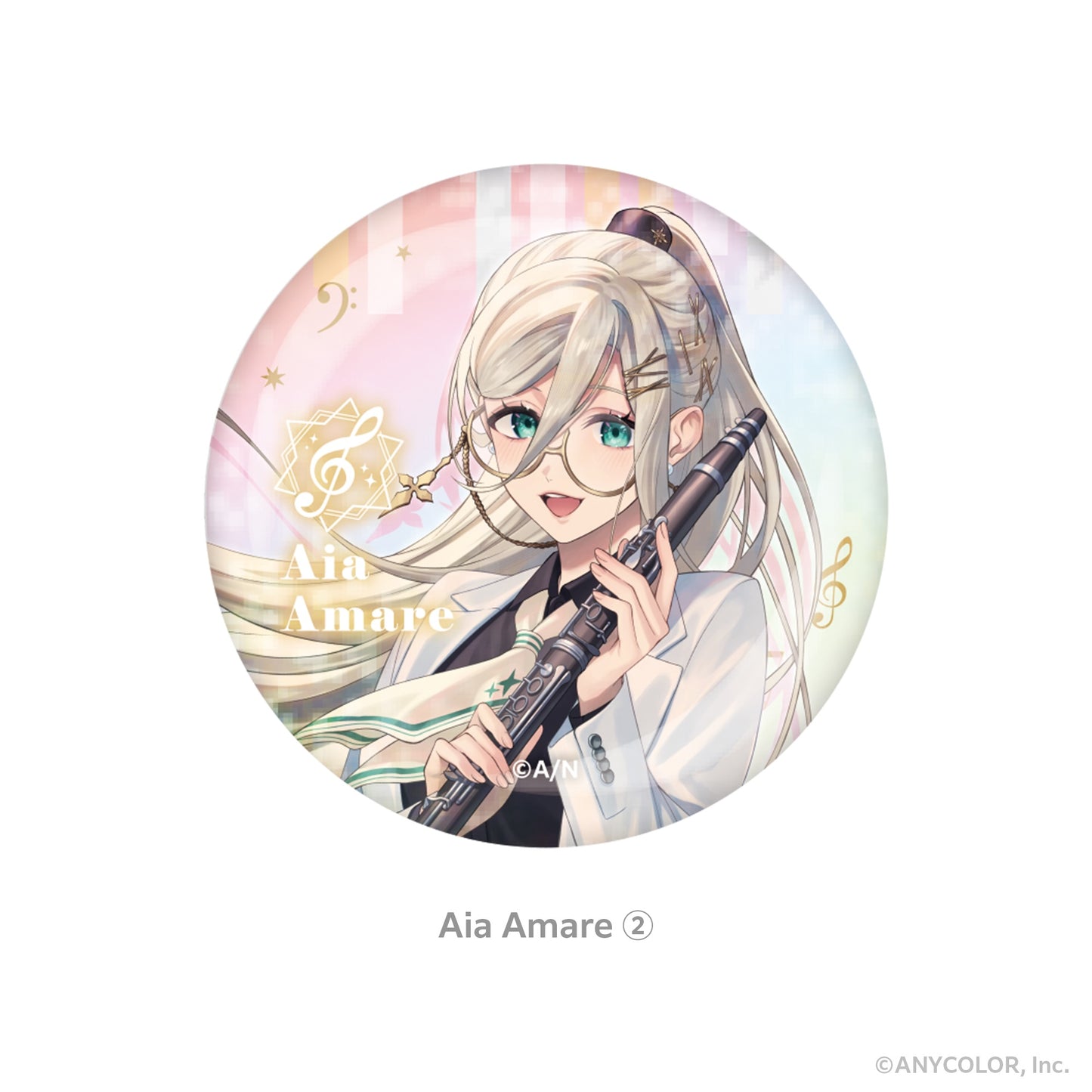 NIJISANJI_Hologram Can Badge - Aia Amare ①