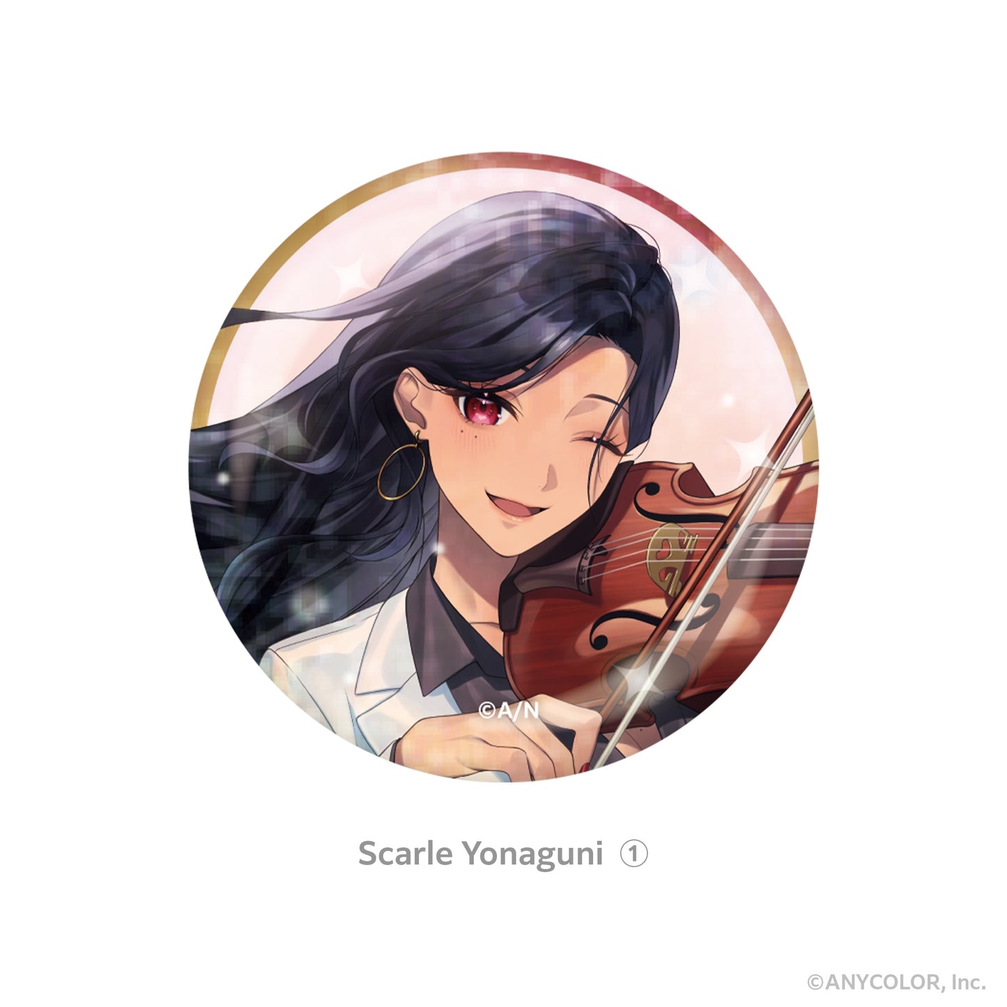 NIJISANJI_Hologram Can Badge - Scarle Yonaguni ①