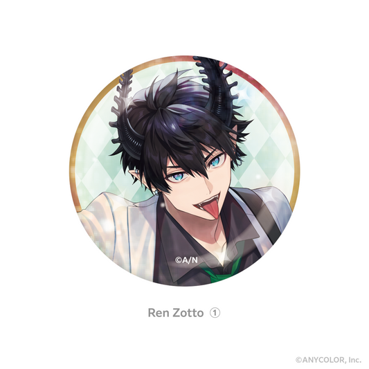 NIJISANJI_เข็มกลัดโฮโลแกรม - Ren Zotto ①