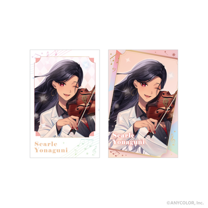 NIJISANJI_Photo-Style Card 2-Piece Set - Scarle Yonaguni