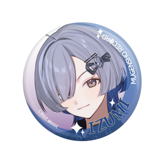 Mugensho Record_Starter Goods Can Badge Minami Izumi