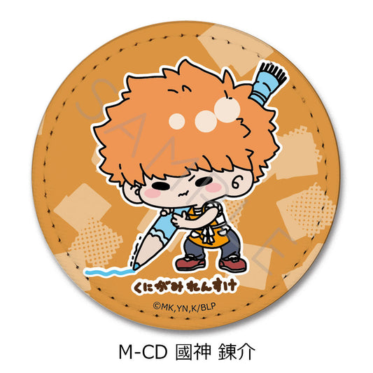 BLUELOCK_Vol.6 Leather Badge (Round)  -  M-CD Rensuke Kunigami