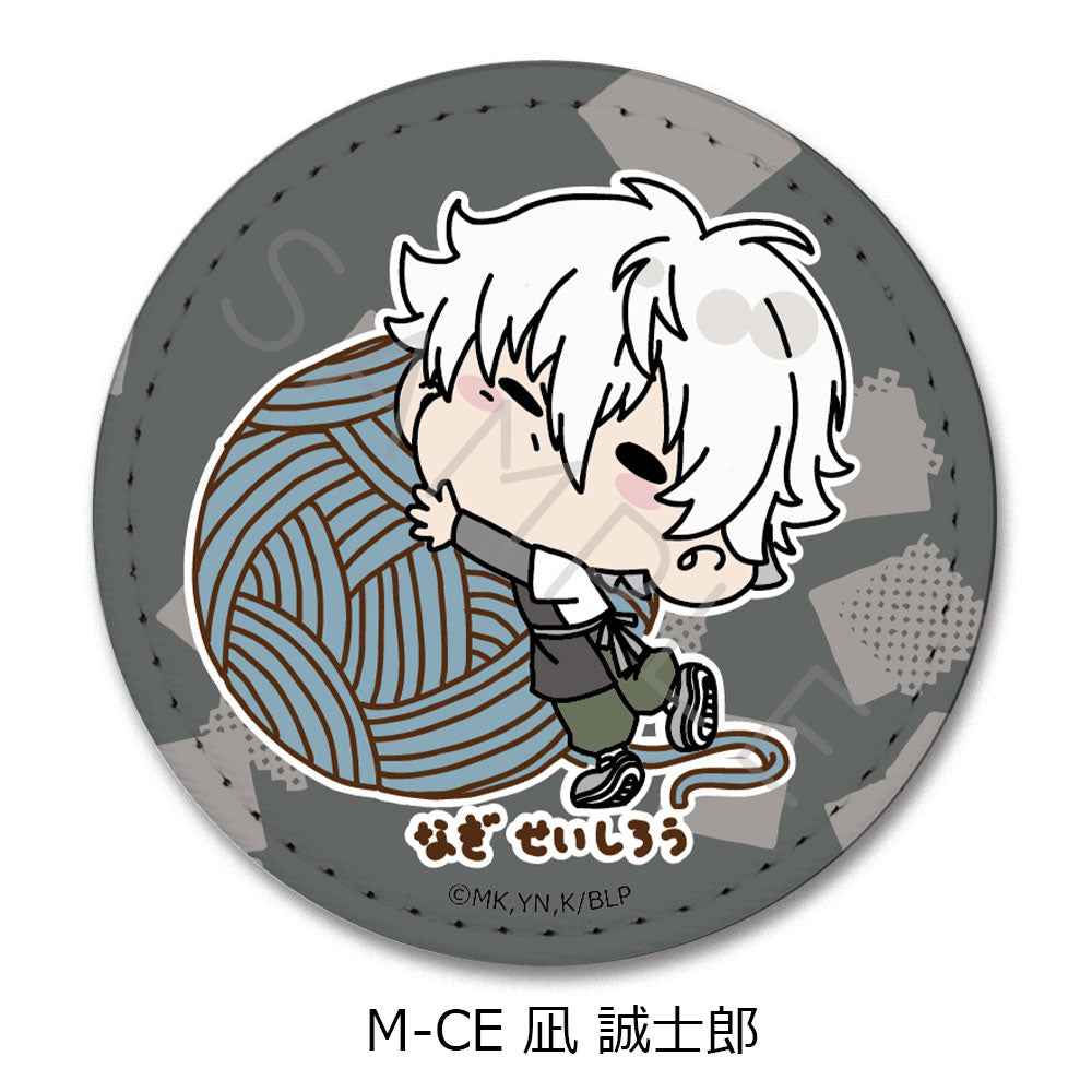 BLUELOCK_Vol.6 Leather Badge (Round)  -  M-CE Seishiro Nagi