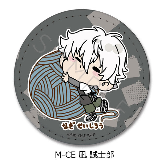 BLUELOCK_Vol.6 Leather Badge (Round)  -  M-CE Seishiro Nagi