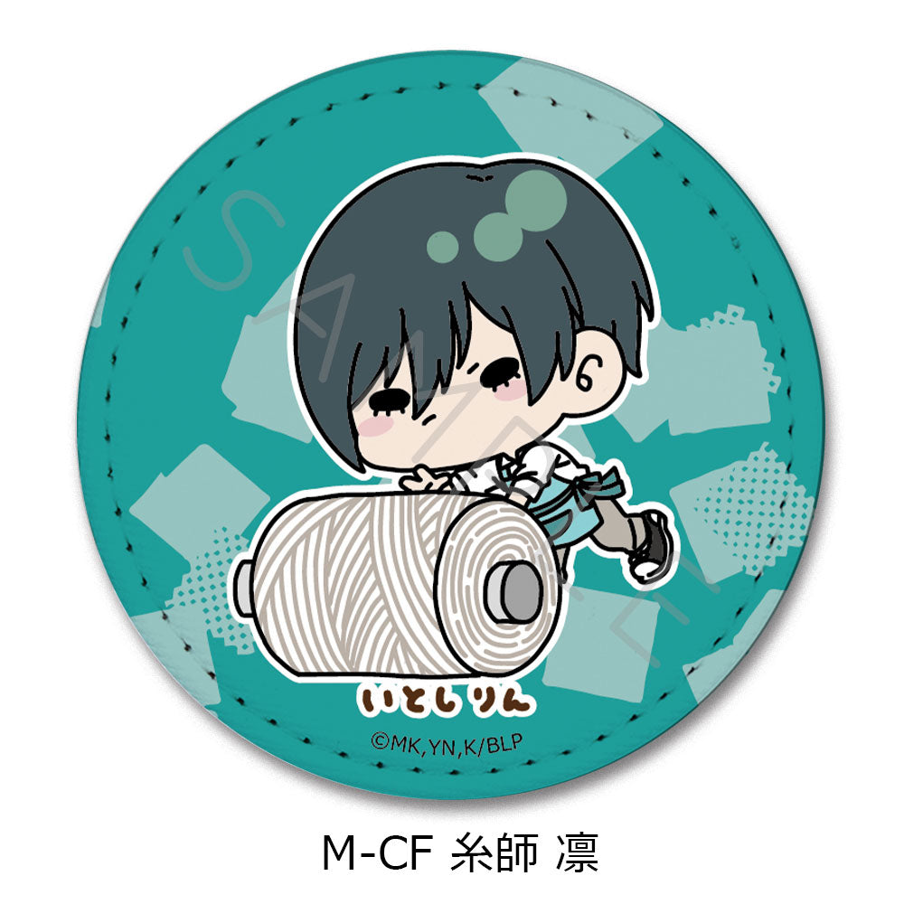 BLUELOCK_Vol.6 Leather Badge (Round)  -  M-CF Rin Itoshi