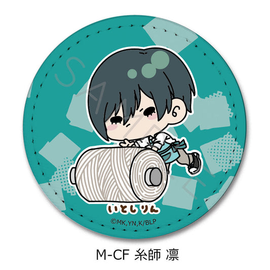 BLUELOCK_Vol.6 Leather Badge (Round)  -  M-CF Rin Itoshi