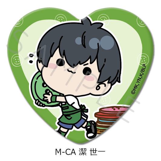 BLUELOCK_Vol.6 Heart Shaped Can Badge  -  M-CA Yoichi Isagi