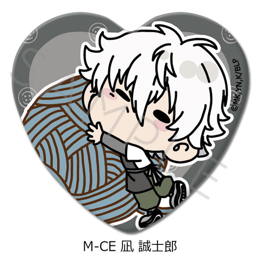 BLUELOCK_Vol.6 Heart Shaped Can Badge  -  M-CE Seishiro Nagi