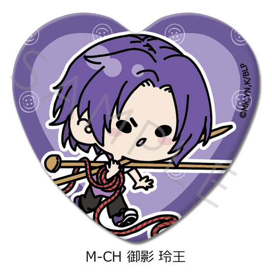 BLUELOCK_Vol.6 Heart Shaped Can Badge  -  M-CH Reo Mikage