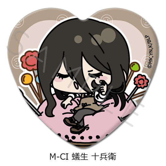 BLUELOCK_Vol.6 Heart Shaped Can Badge  -  M-CI Jubei Aryu