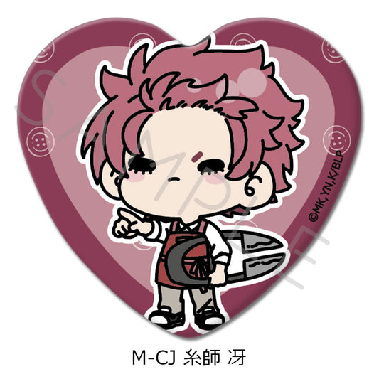 BLUELOCK_Vol.6 Heart Shaped Can Badge  -  M-CJ Sae Itoshi