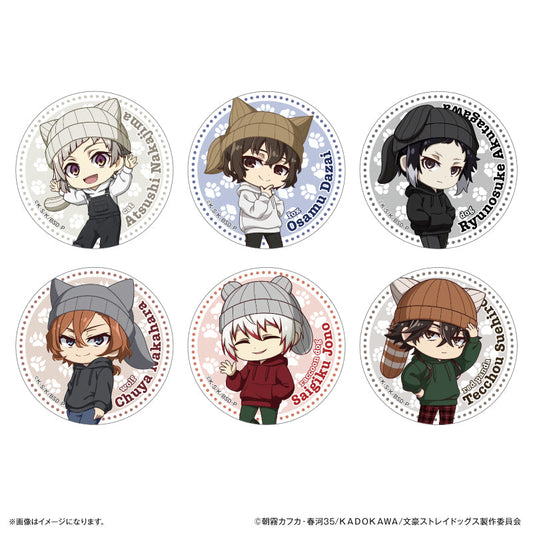 Bungo Stray Dogs_Ear Knit Series Can Badge [Blind Bag Total 6 Types]