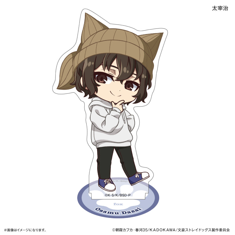 Bungo Stray Dogs_Ear Knit Series Mini Acrylic Stand  -  Osamu Dazai