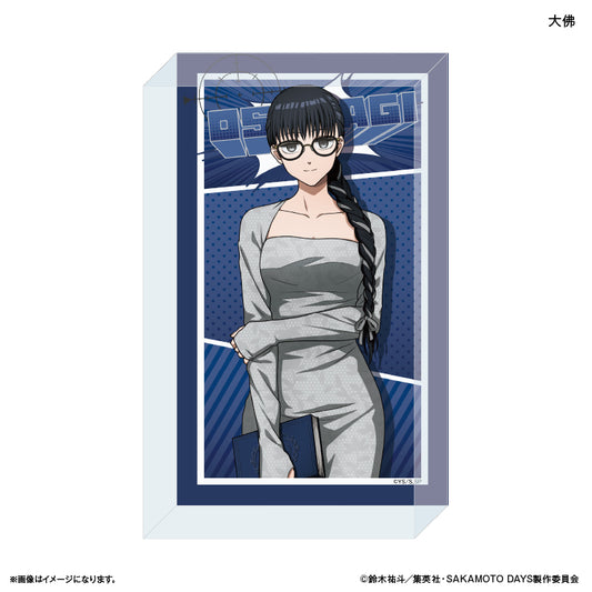 SAKAMOTO DAYS_Acrylic Block Glasses Style - Osaragi