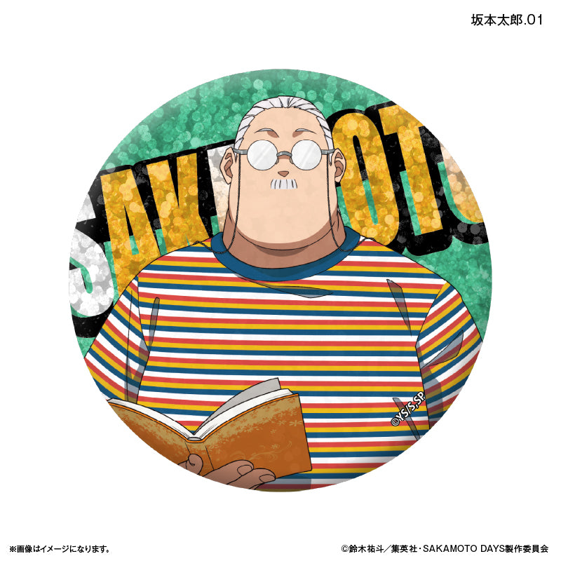 SAKAMOTO DAYS_เข็มกลัดกลิตเตอร์ สไตล์สวมแว่นตา (สุ่ม 12 แบบ)