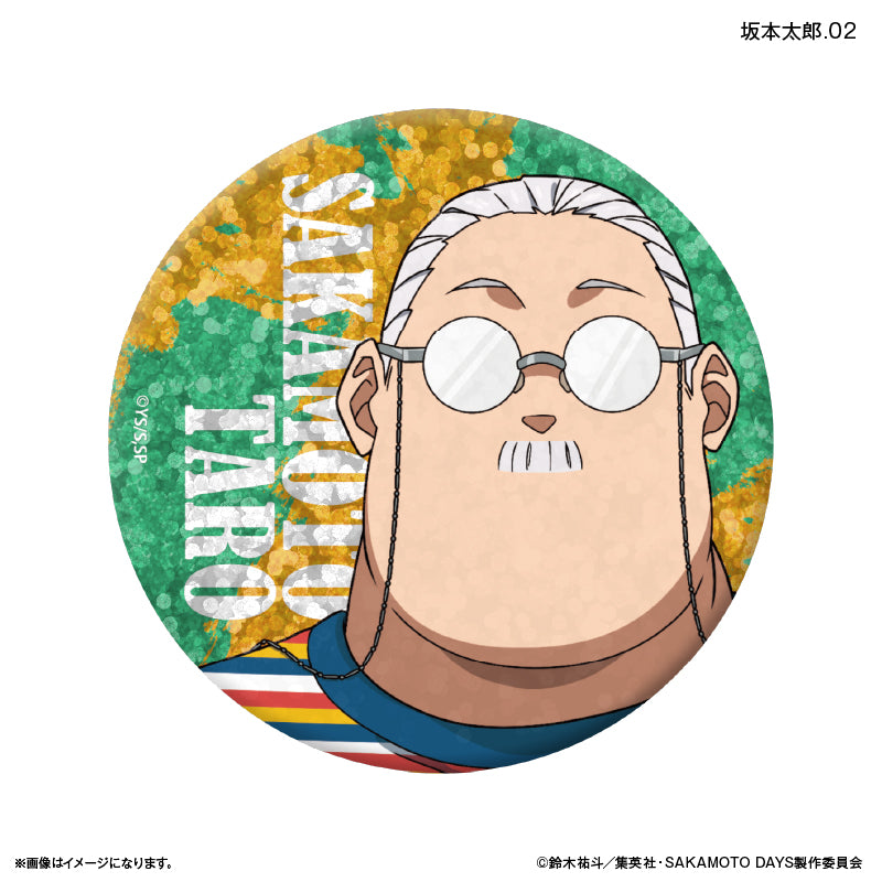 SAKAMOTO DAYS_เข็มกลัดกลิตเตอร์ สไตล์สวมแว่นตา (สุ่ม 12 แบบ)