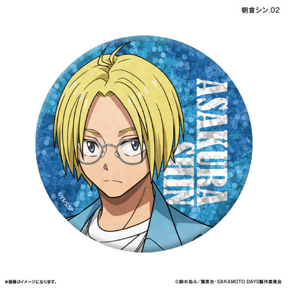 SAKAMOTO DAYS_เข็มกลัดกลิตเตอร์ สไตล์สวมแว่นตา (สุ่ม 12 แบบ)