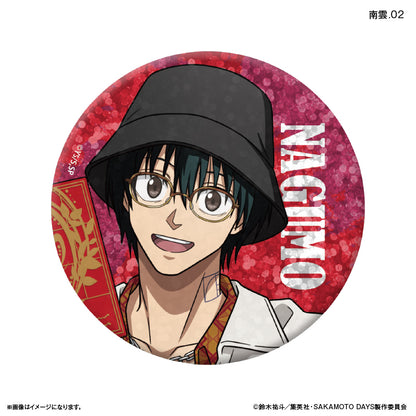 SAKAMOTO DAYS_เข็มกลัดกลิตเตอร์ สไตล์สวมแว่นตา (สุ่ม 12 แบบ)