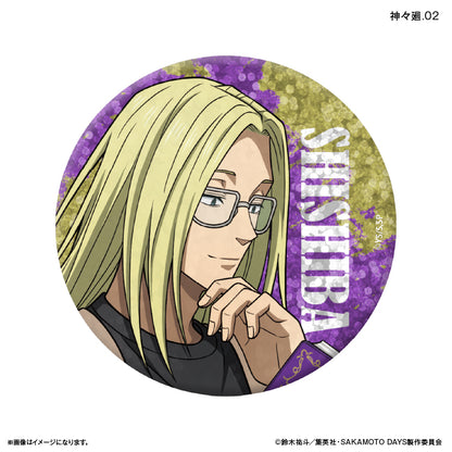 SAKAMOTO DAYS_เข็มกลัดกลิตเตอร์ สไตล์สวมแว่นตา (สุ่ม 12 แบบ)