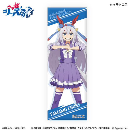 Uma Musume Pretty Derby_Cinderella Gray Rectangle Can Badge - Tamamo Cross