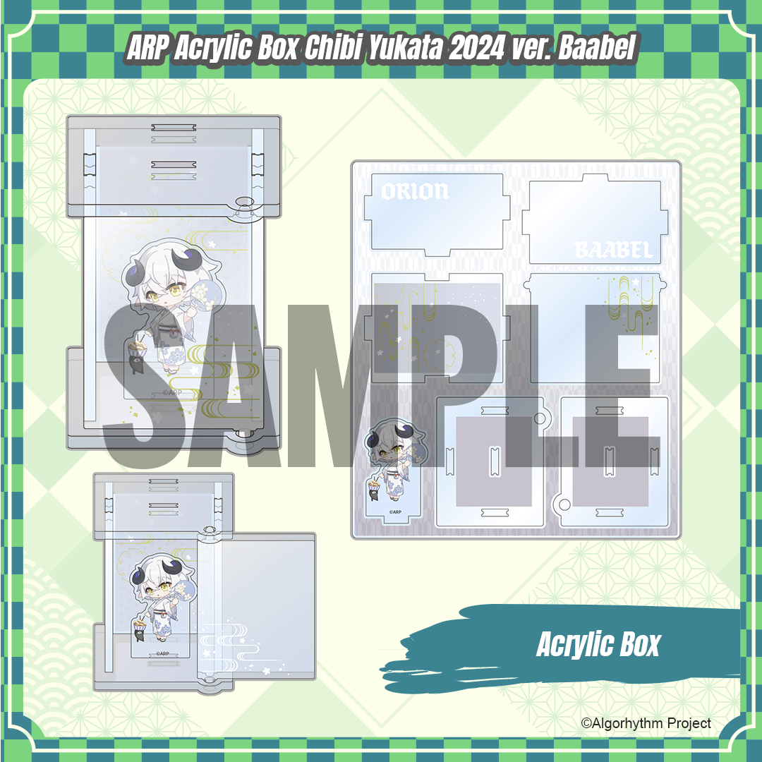 ARP_Acrylic Box Chibi Yukata 2024 ver.  -  Baabel