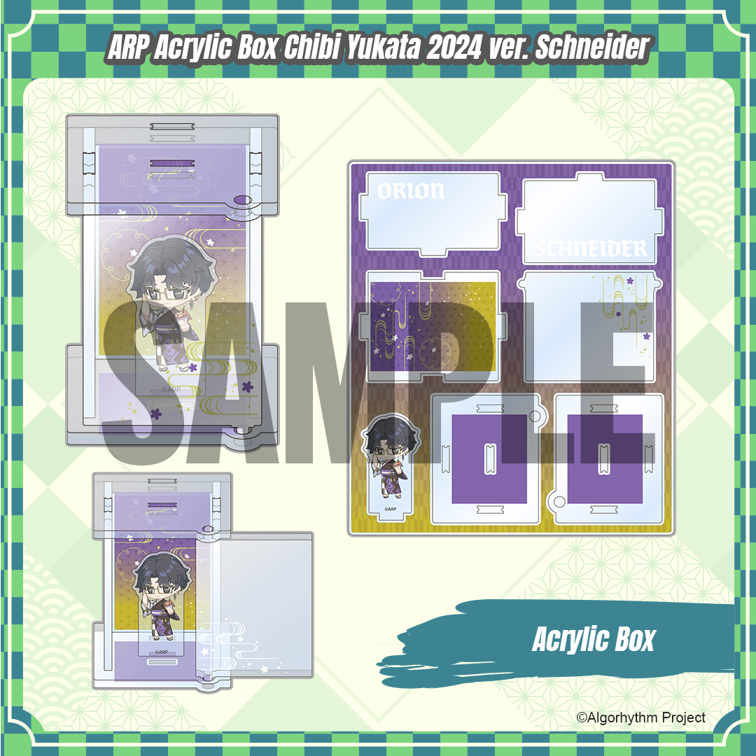 ARP_Acrylic Box Chibi Yukata 2024 ver.  -  Schneider
