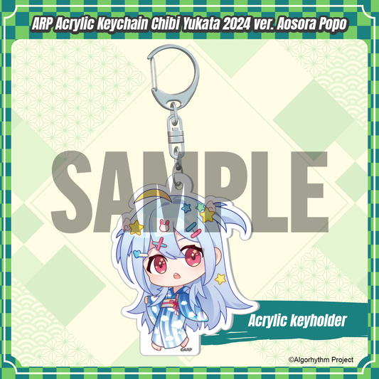 ARP_Acrylic Keychain Chibi Yukata 2024 ver.  -  Aosora Popo