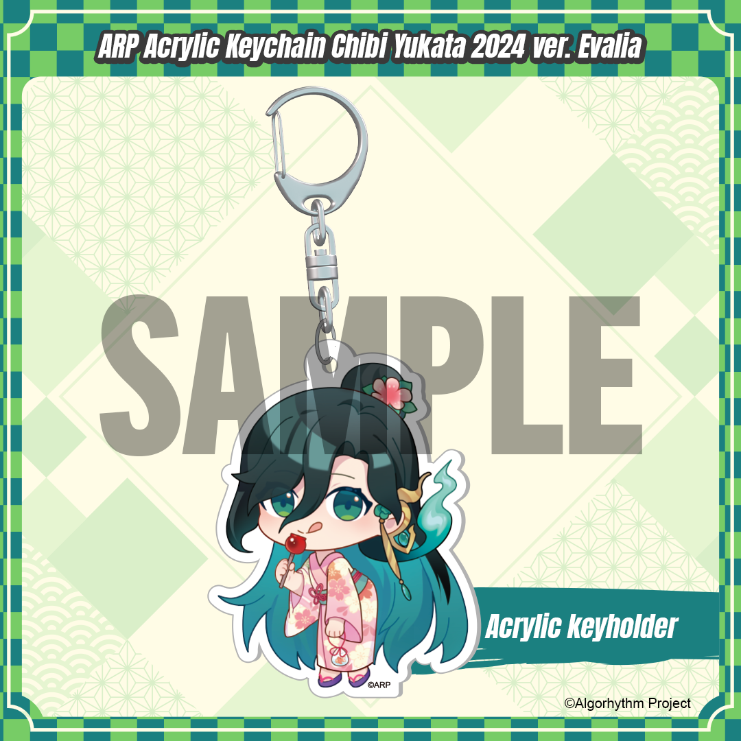 ARP_Acrylic Keychain Chibi Yukata 2024 ver.  -  Evalia