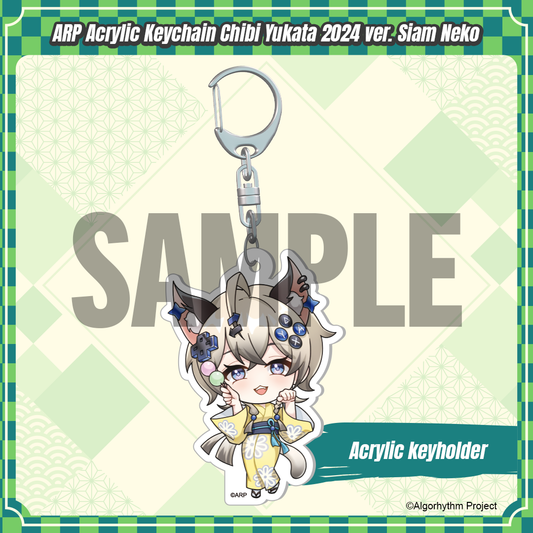 ARP_Acrylic Keychain Chibi Yukata 2024 ver.  -  Siam Neko